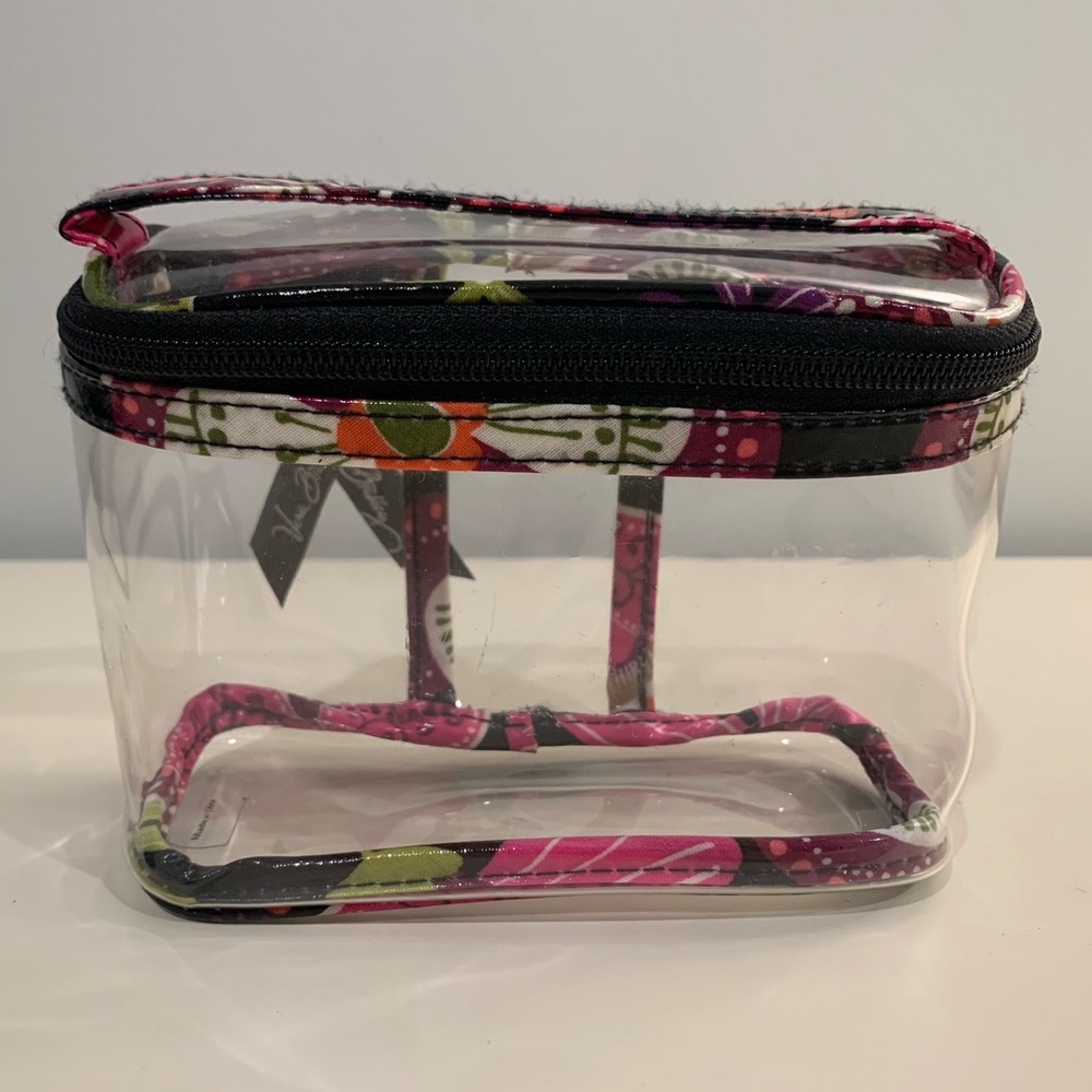 Vera Bradley Clear Zip-Around Cosmetic Bag